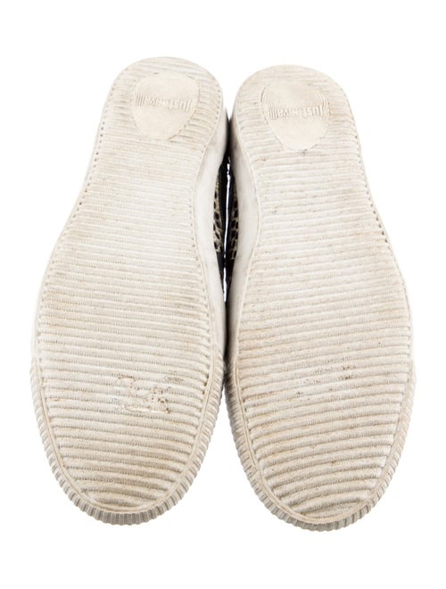 Just Cavalli Embossed Leather Printed Sneakers