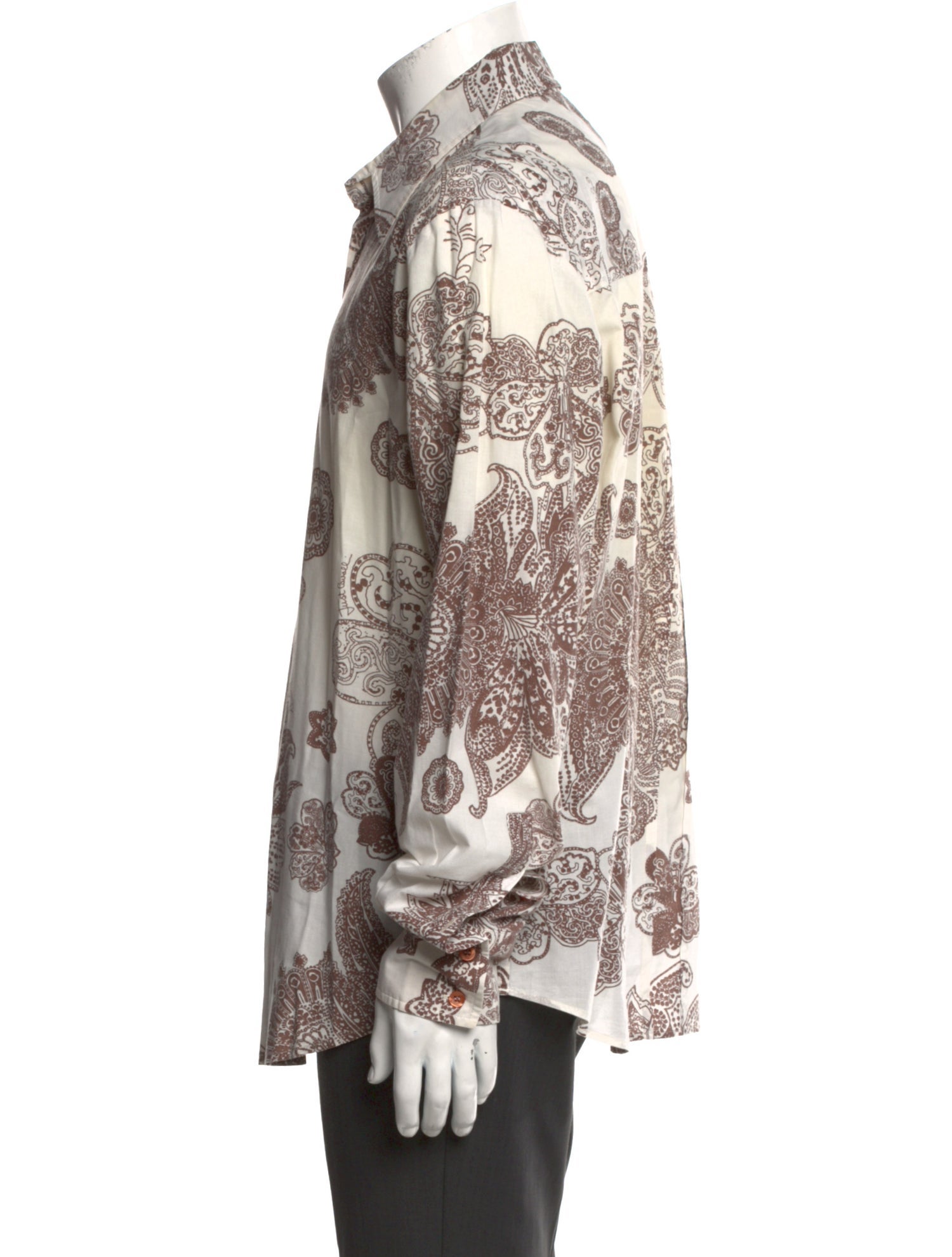 Just Cavalli Floral Print Long Sleeve Shirt