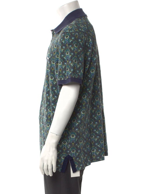 Just Cavalli Printed Collar Polo Shirt