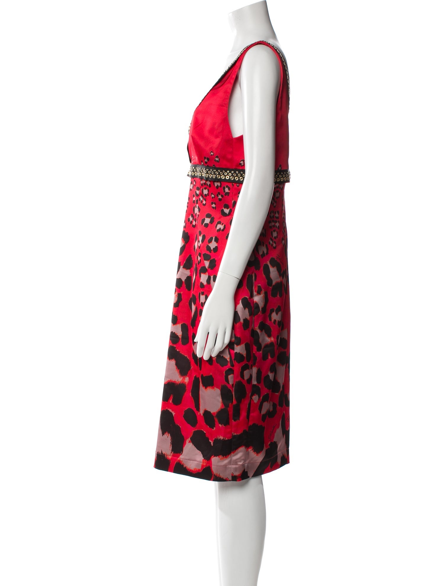 Just Cavalli Printed Midi Length Dress