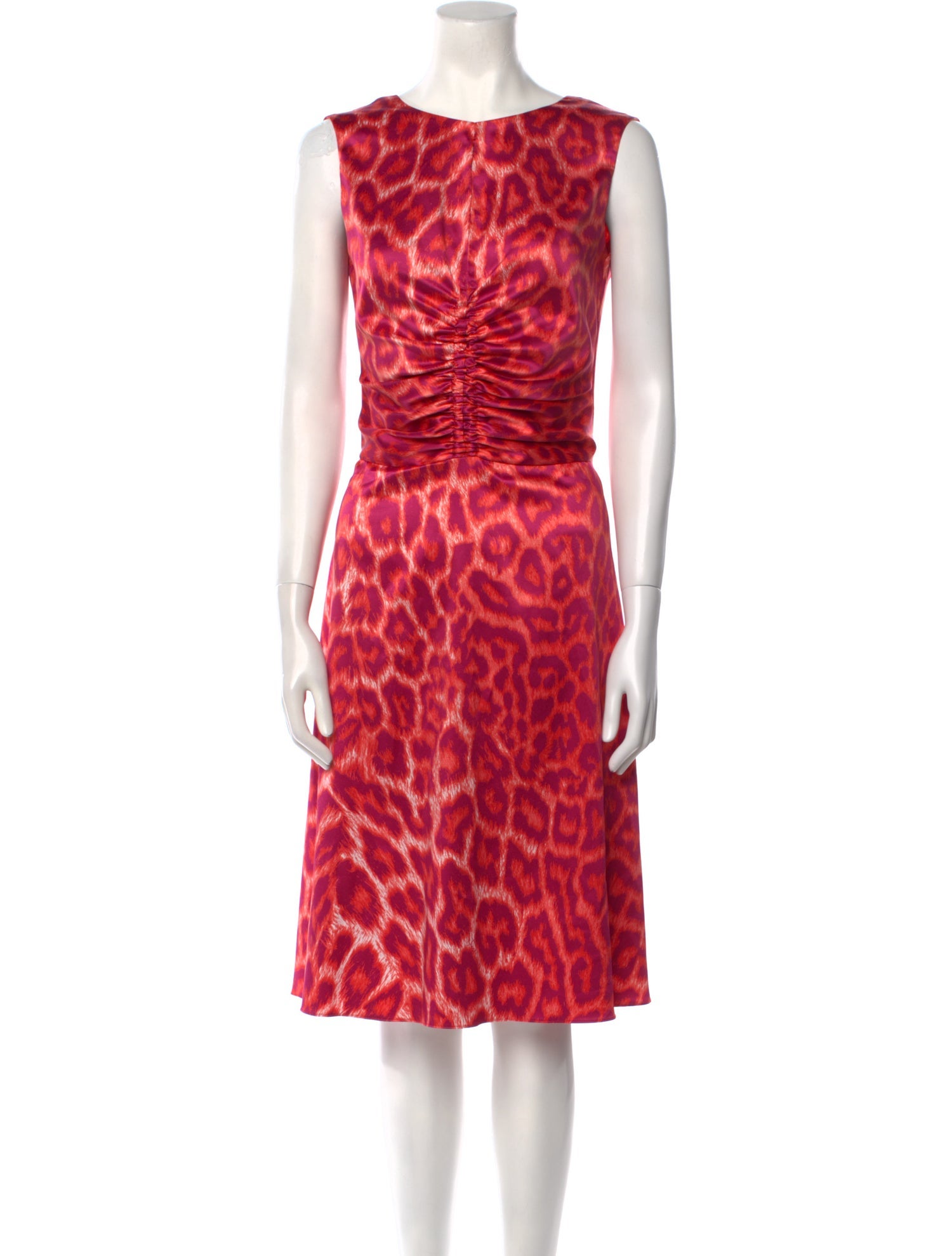 Just Cavalli Animal Print Midi Length Dress