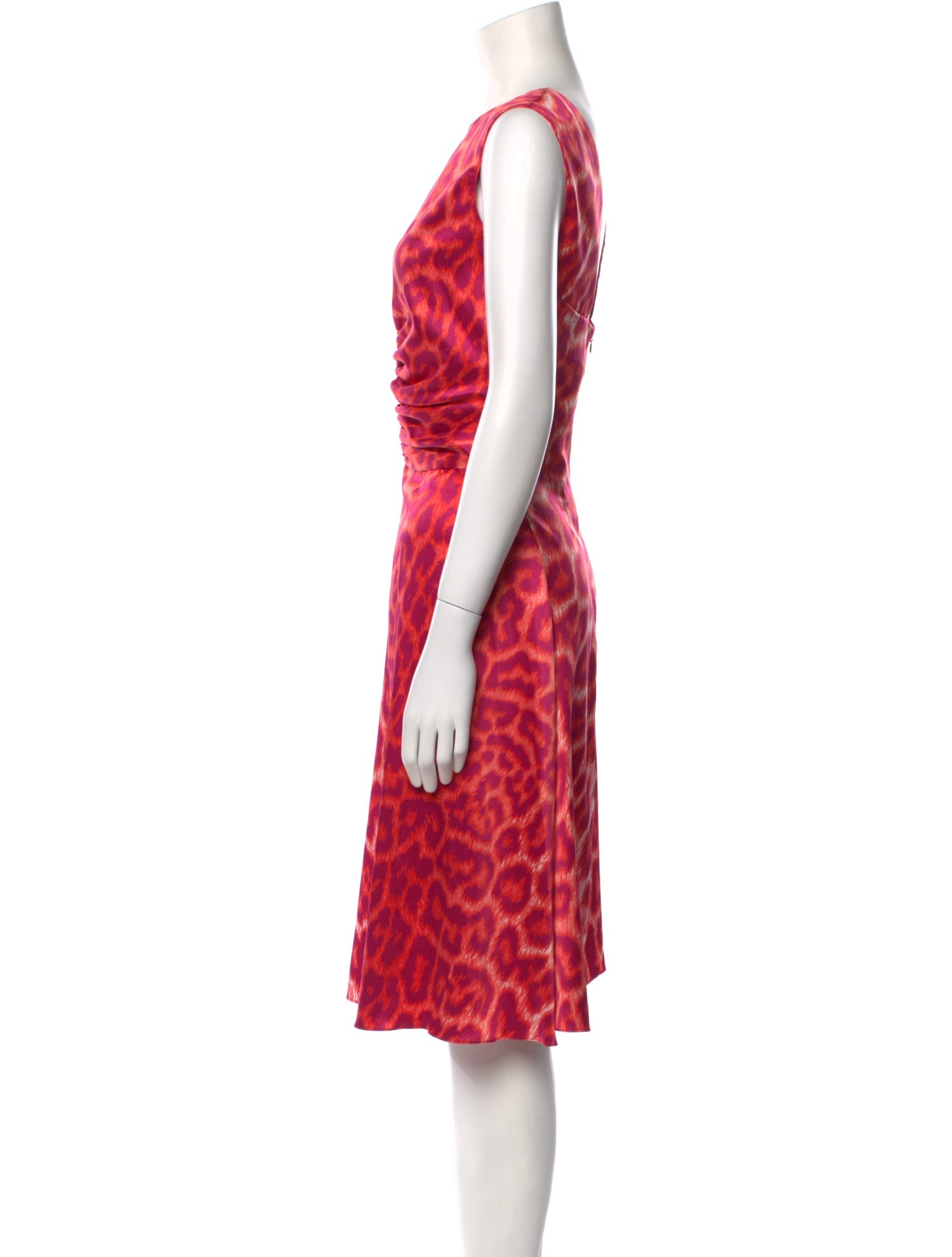 Just Cavalli Animal Print Midi Length Dress