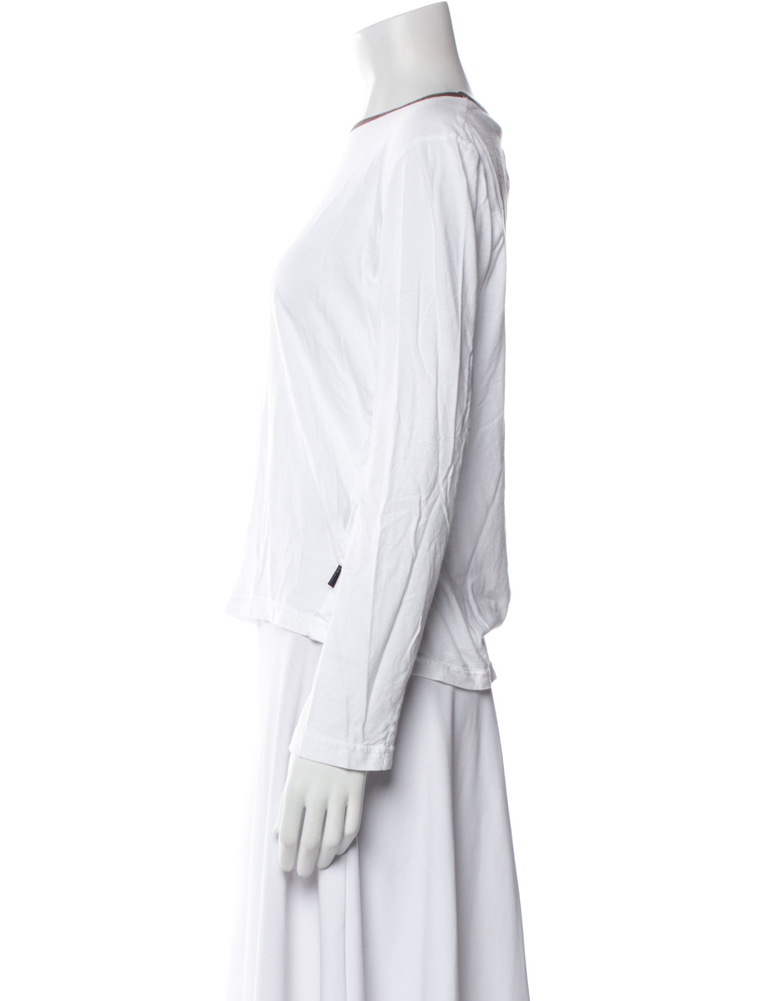 Just Cavalli Bateau Neckline Long Sleeve Top