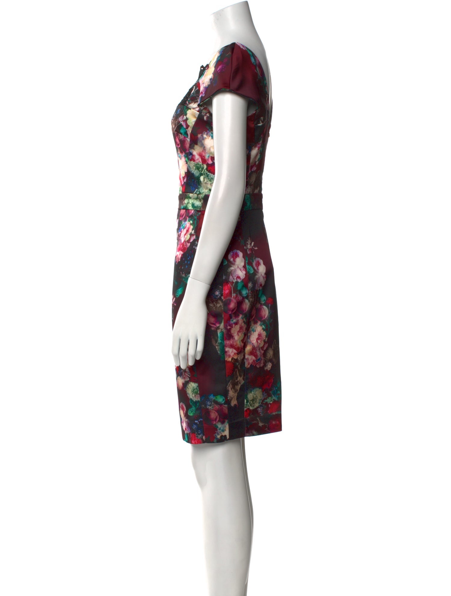 Just Cavalli Floral Print Knee-Length Dress