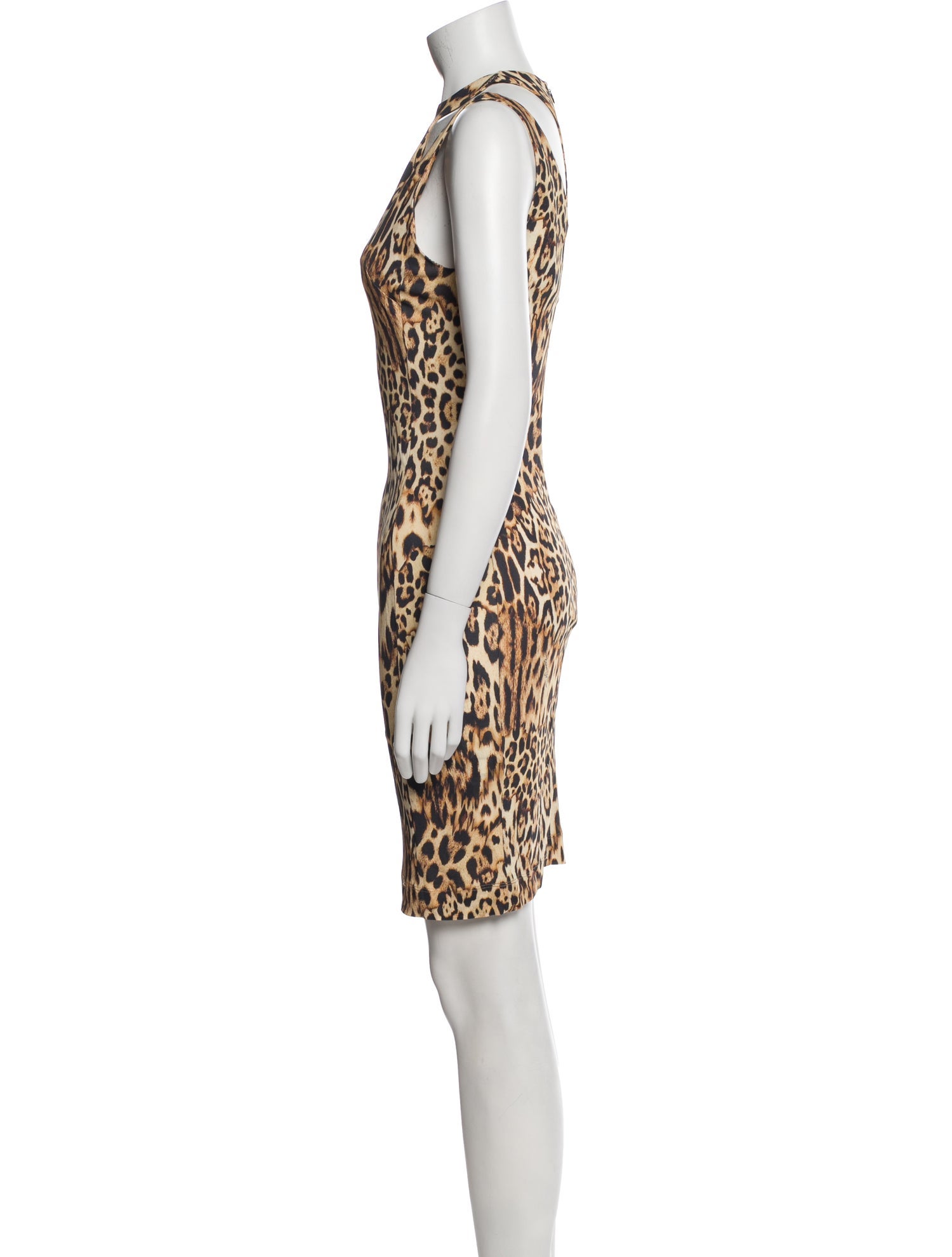 Just Cavalli Animal Print Mini Dress