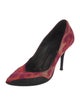 Just Cavalli Satin Printed Pumps