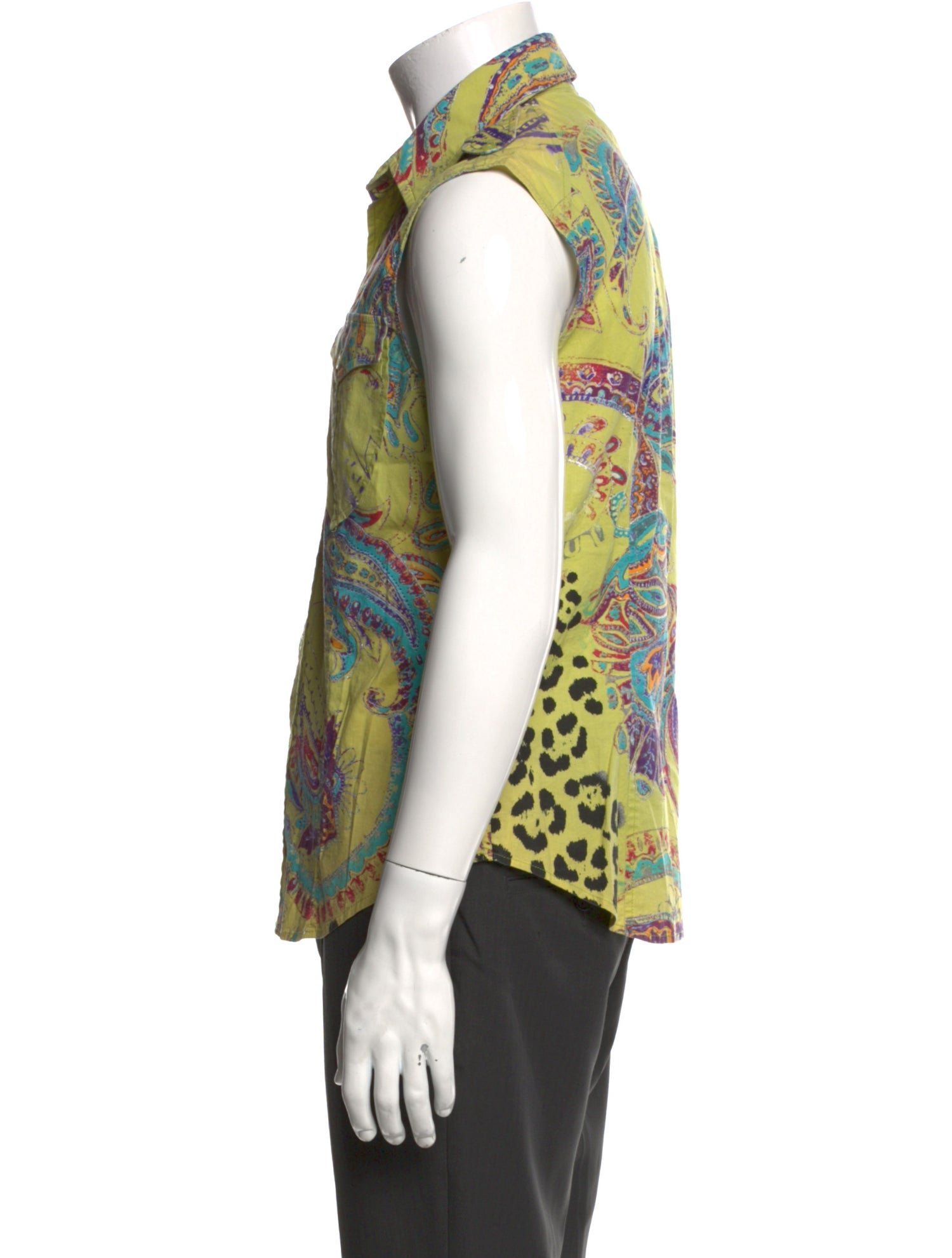 Just Cavalli Printed Sleeveless Shirt