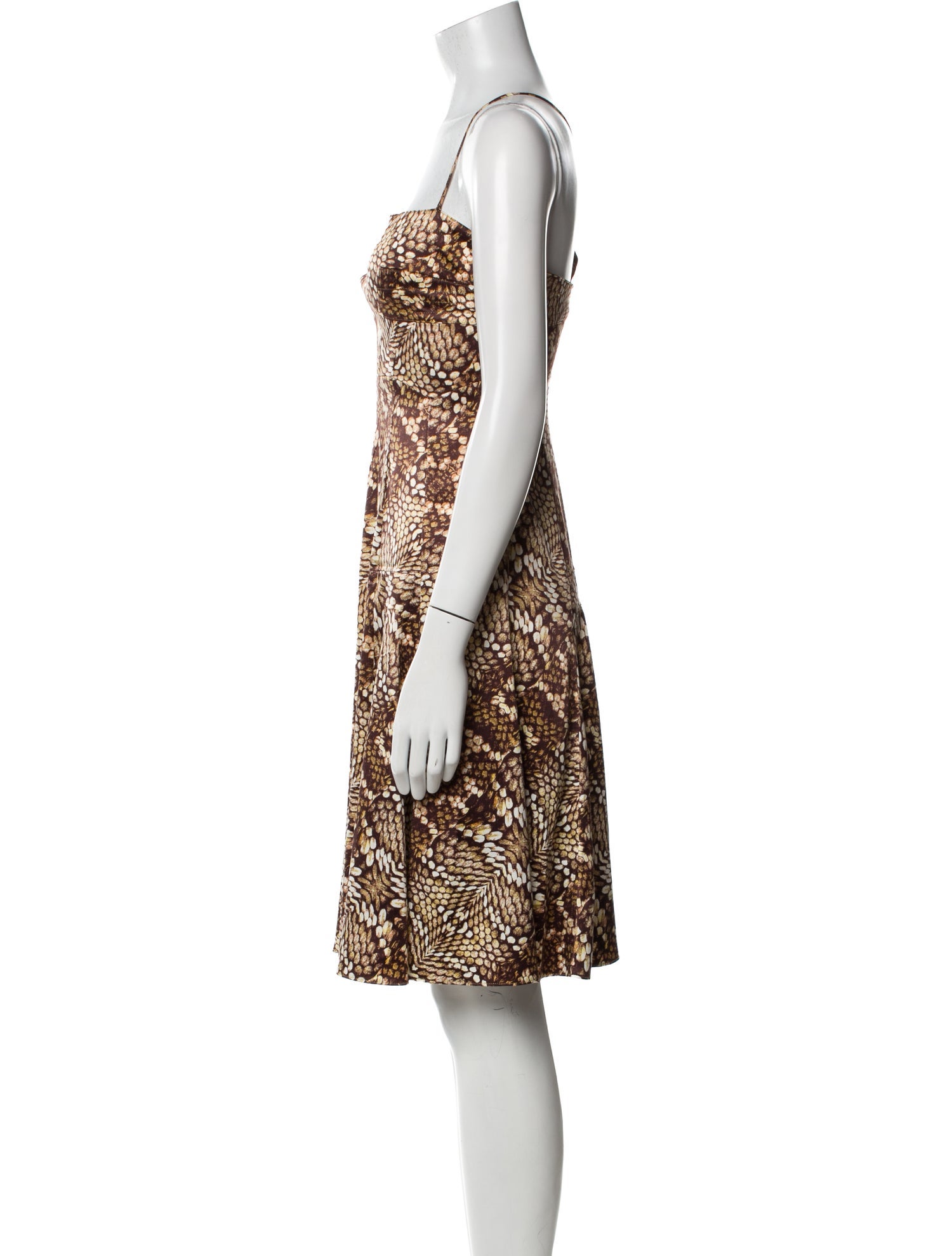 Just Cavalli Animal Print Knee-Length Dress