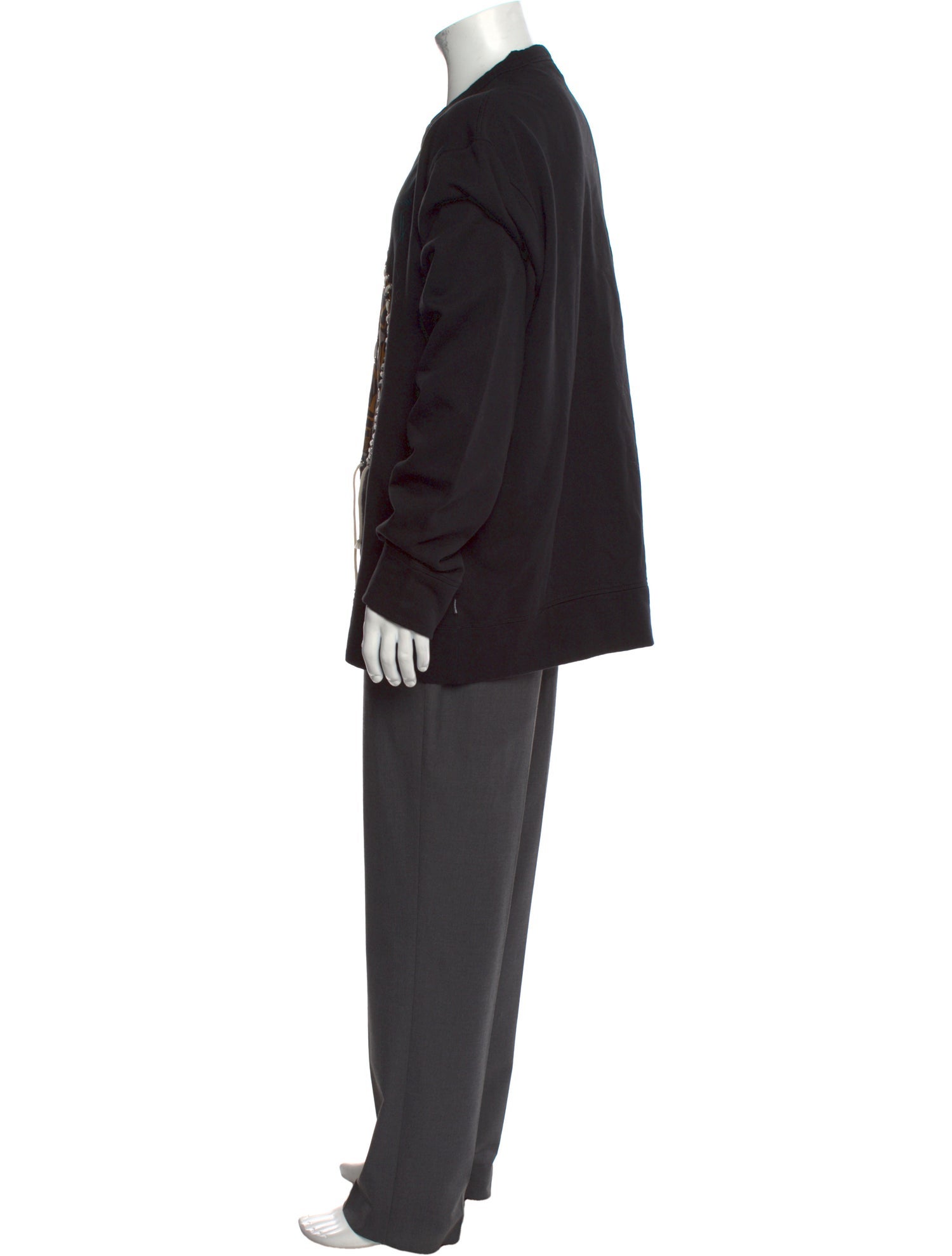 Just Cavalli Graphic Print Crew Neck Sweatshirt