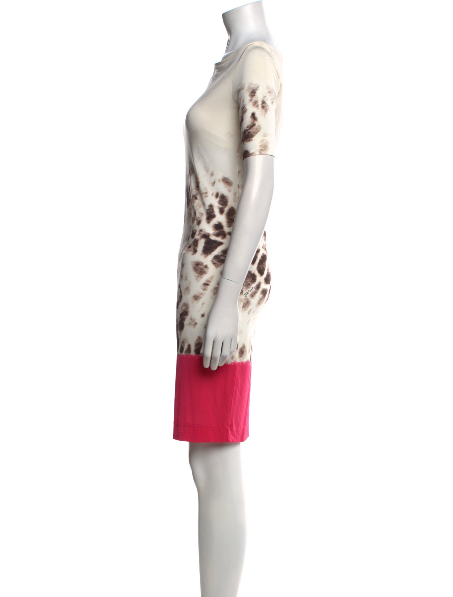 Just Cavalli Animal Print Mini Dress