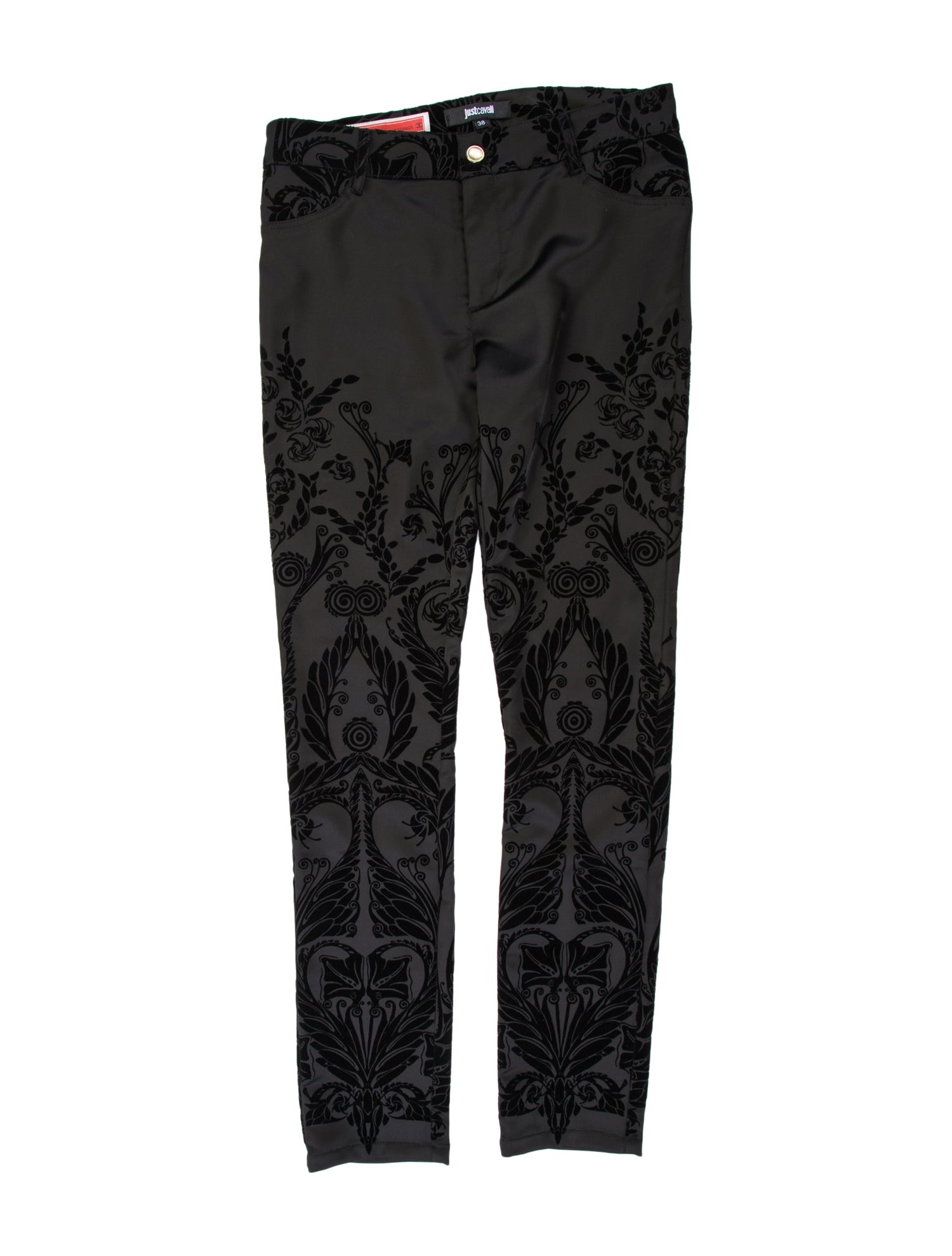 Just Cavalli Floral Print Skinny Leg Pants