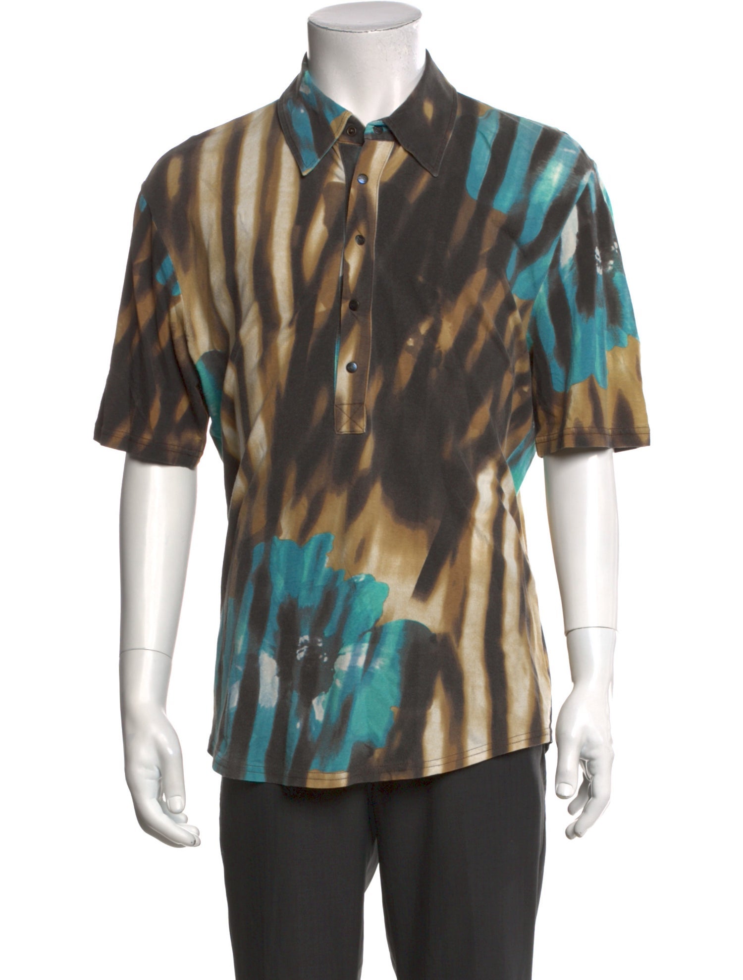 Just Cavalli Printed Short Sleeve Shirt