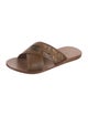 Just Cavalli Leather Slides