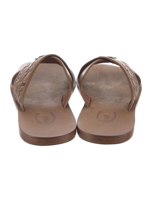 Just Cavalli Leather Slides