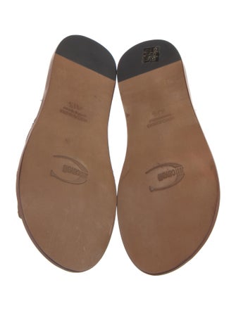 Just Cavalli Leather Slides