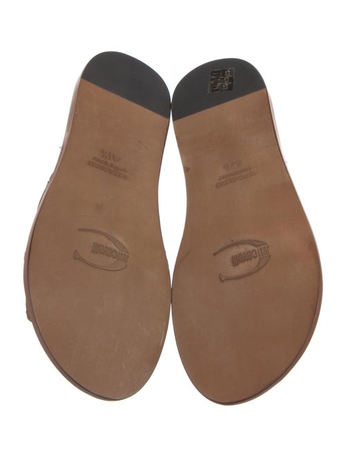 Just Cavalli Leather Slides
