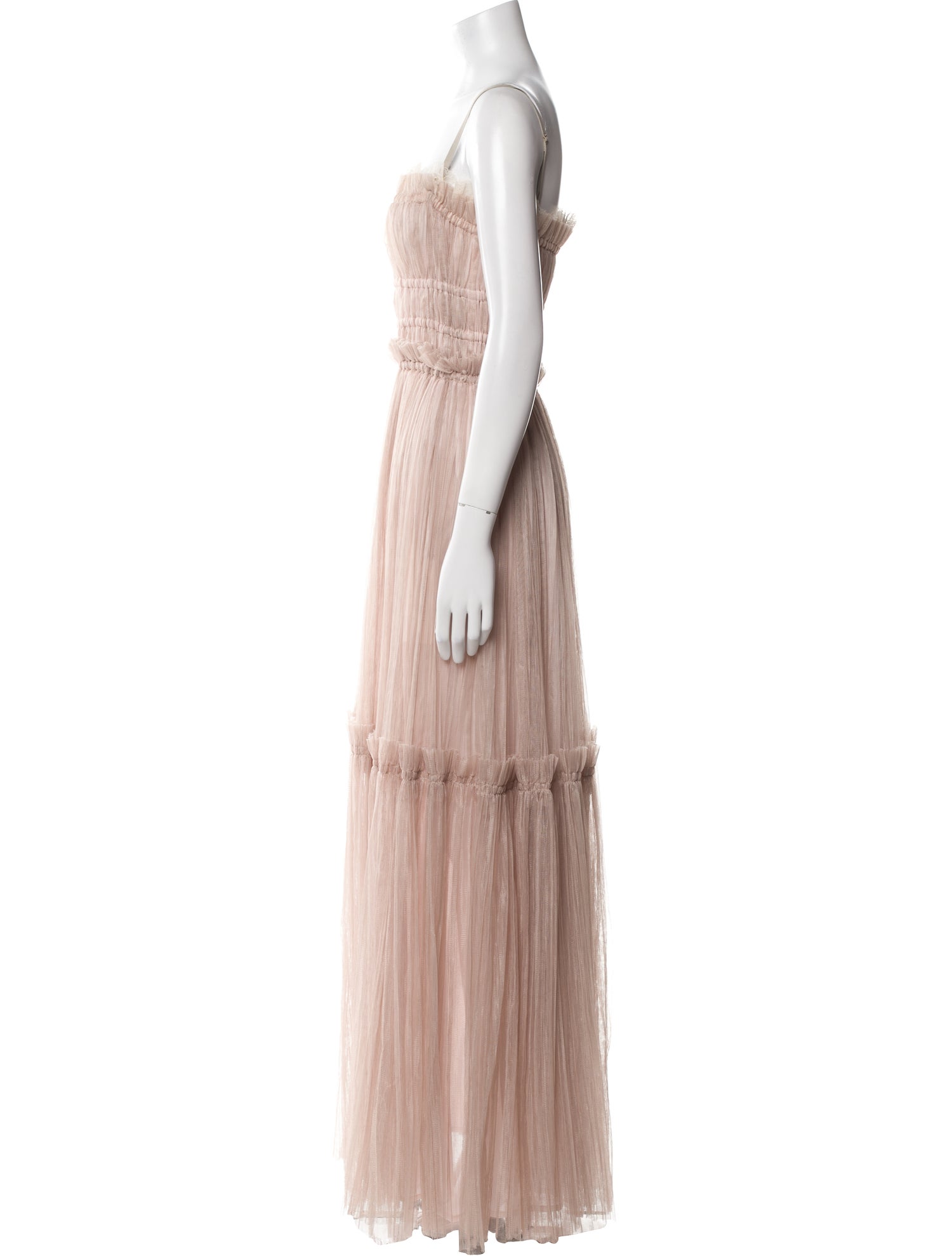 Just Cavalli Square Neckline Long Dress