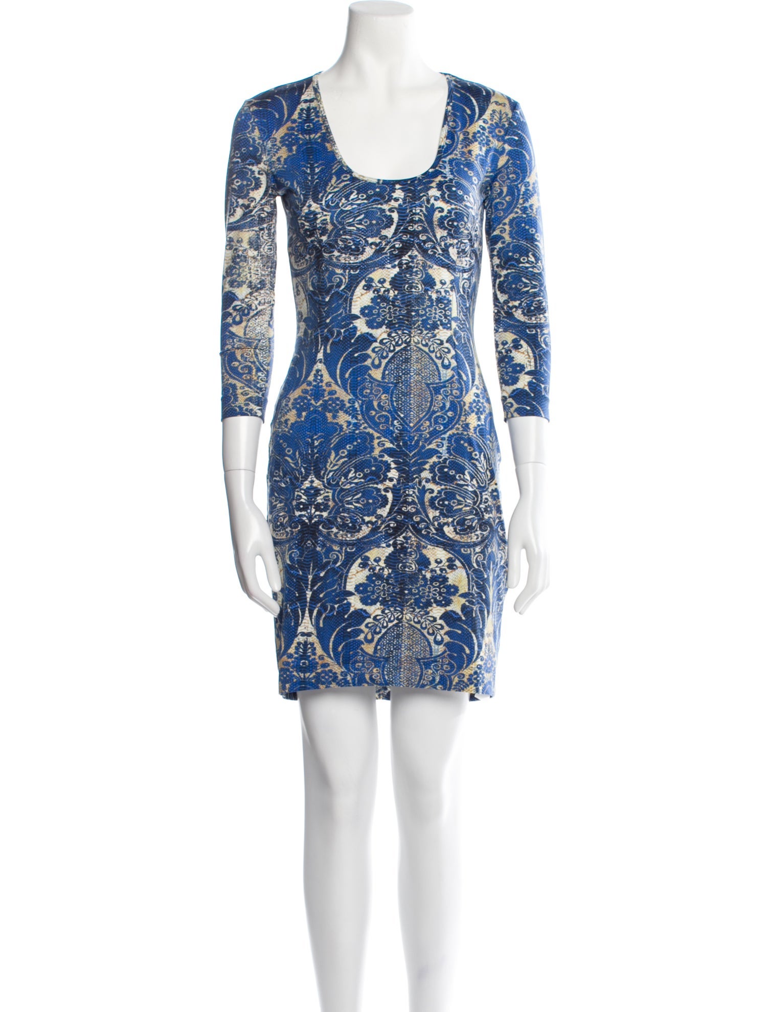 Just Cavalli Paisley Print Mini Dress