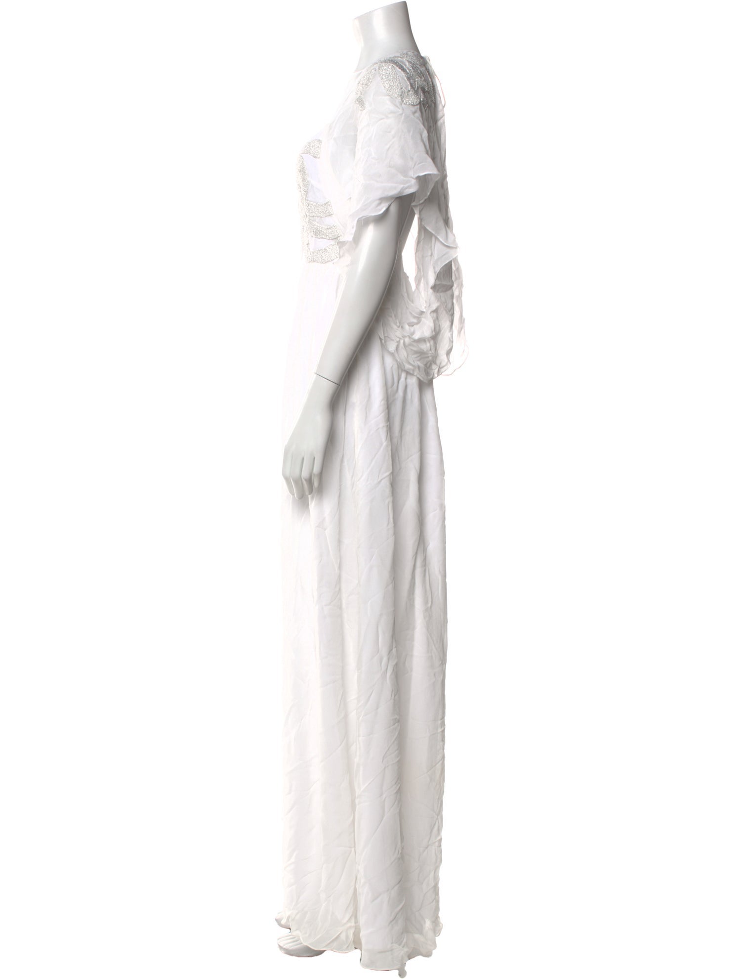 Just Cavalli Square Neckline Midi Length Dress