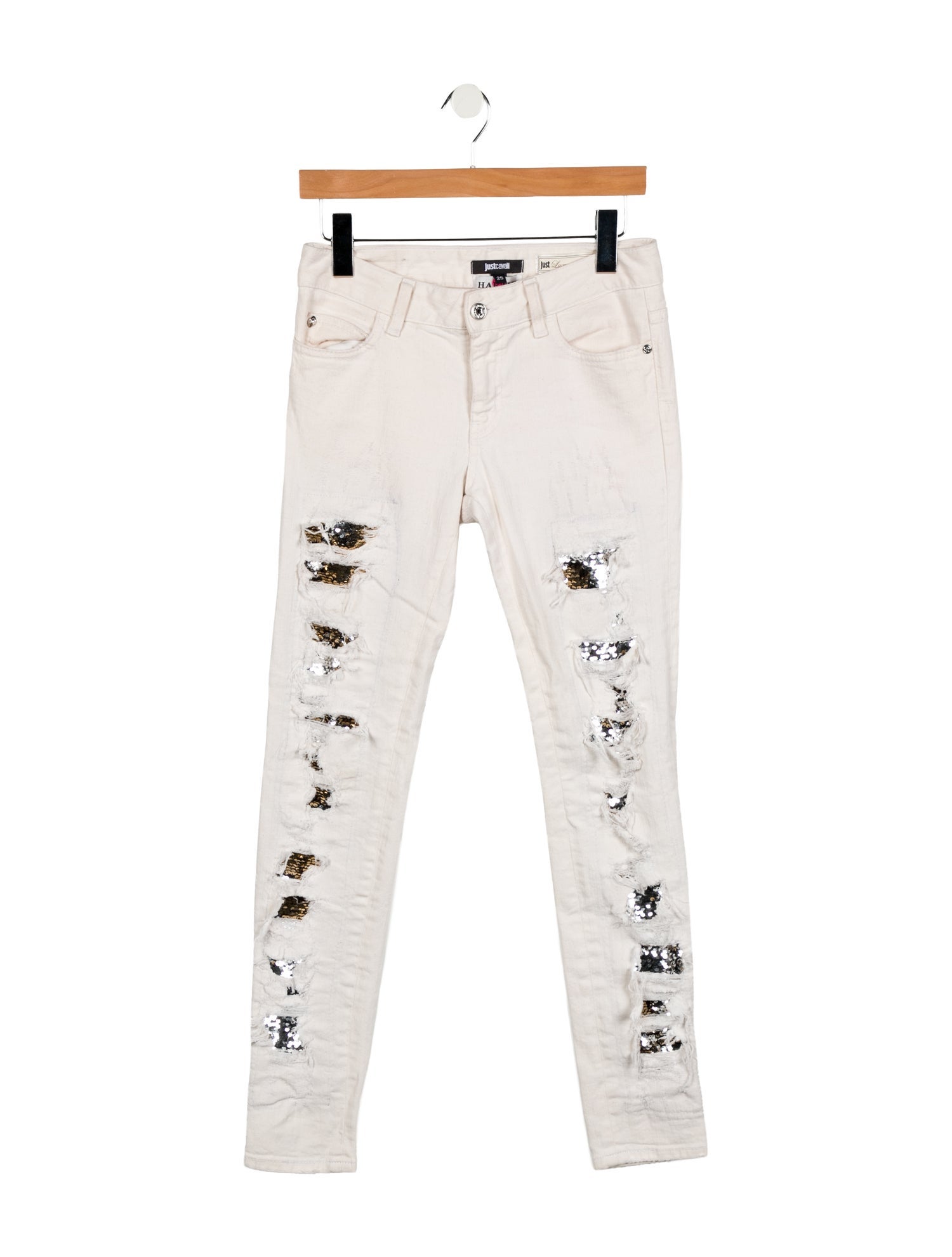 Just Cavalli Low-Rise Skinny Leg Jeans