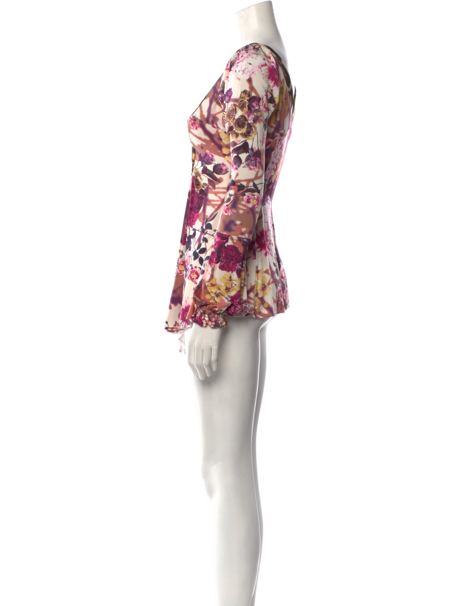 Just Cavalli Floral Print Mini Dress