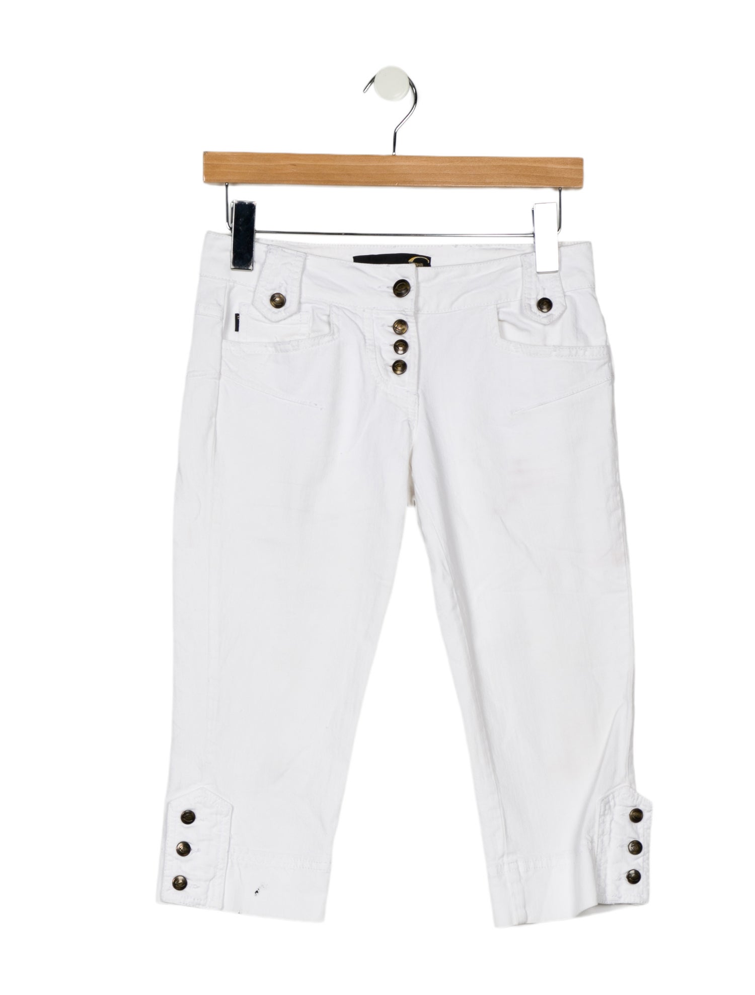 Just Cavalli Mid-Rise Straight Leg Jeans
