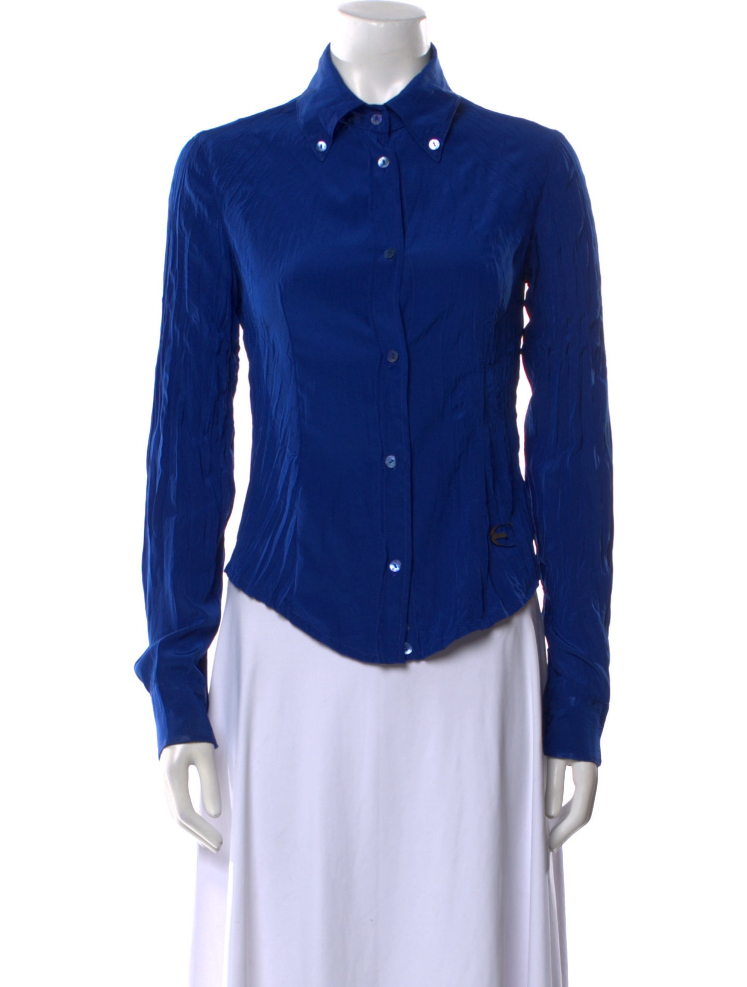 Just Cavalli Long Sleeve Button-Up Top