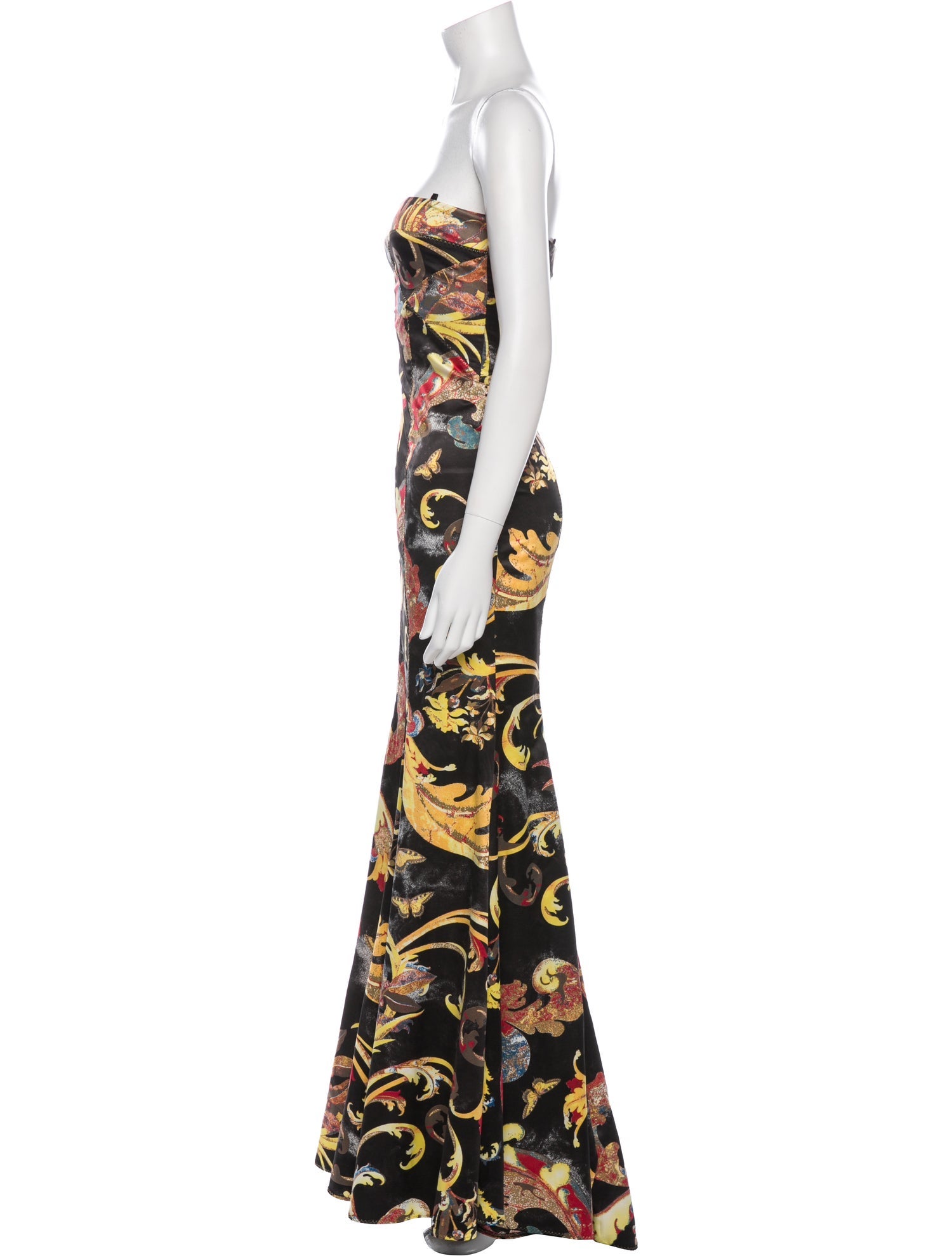 Just Cavalli Floral Print Long Dress