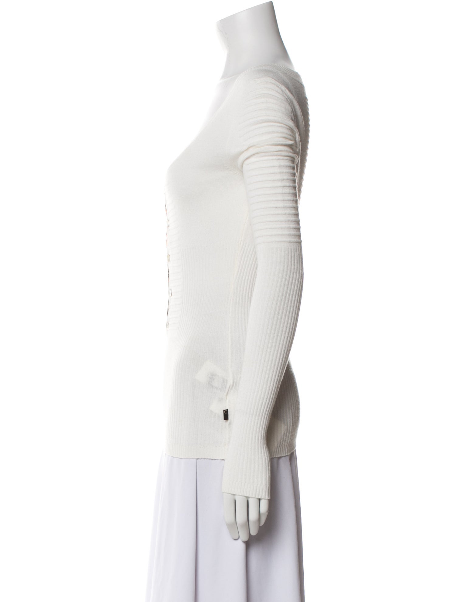 Just Cavalli V-Neck Long Sleeve Top