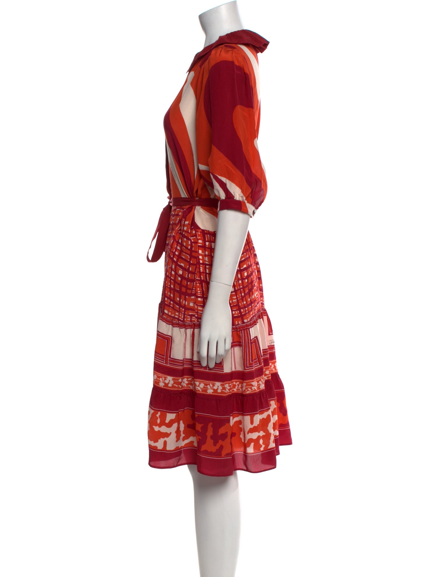 Just Cavalli Printed Knee-Length Dress