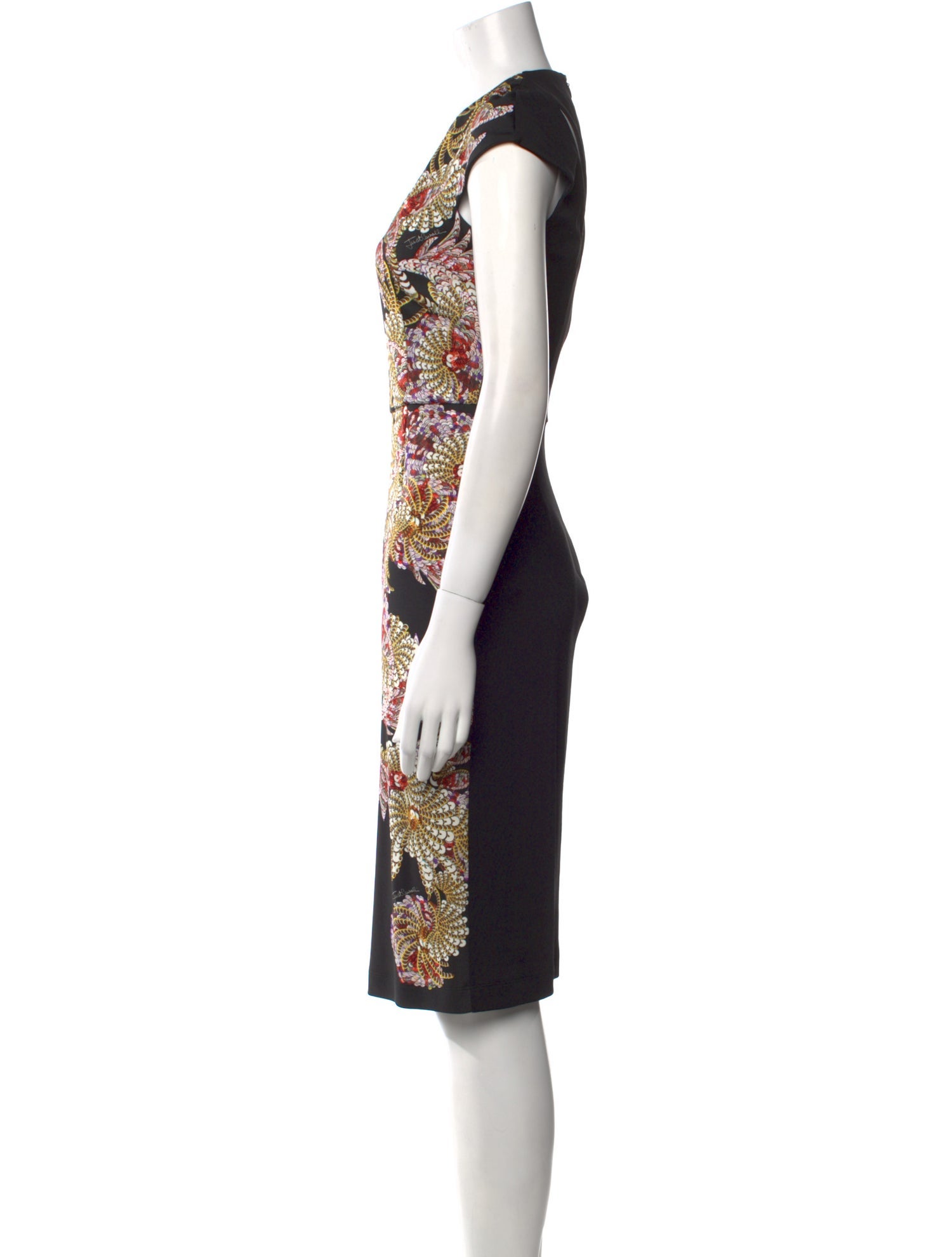 Just Cavalli Printed Midi Length Dress