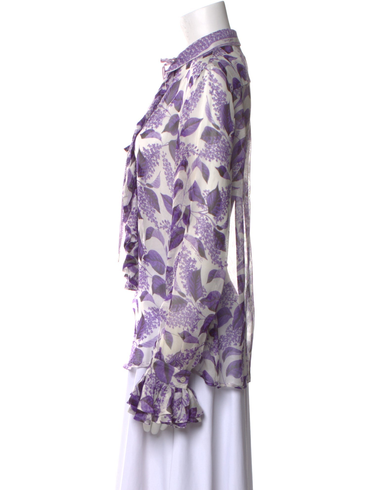 Just Cavalli Silk Printed Blouse