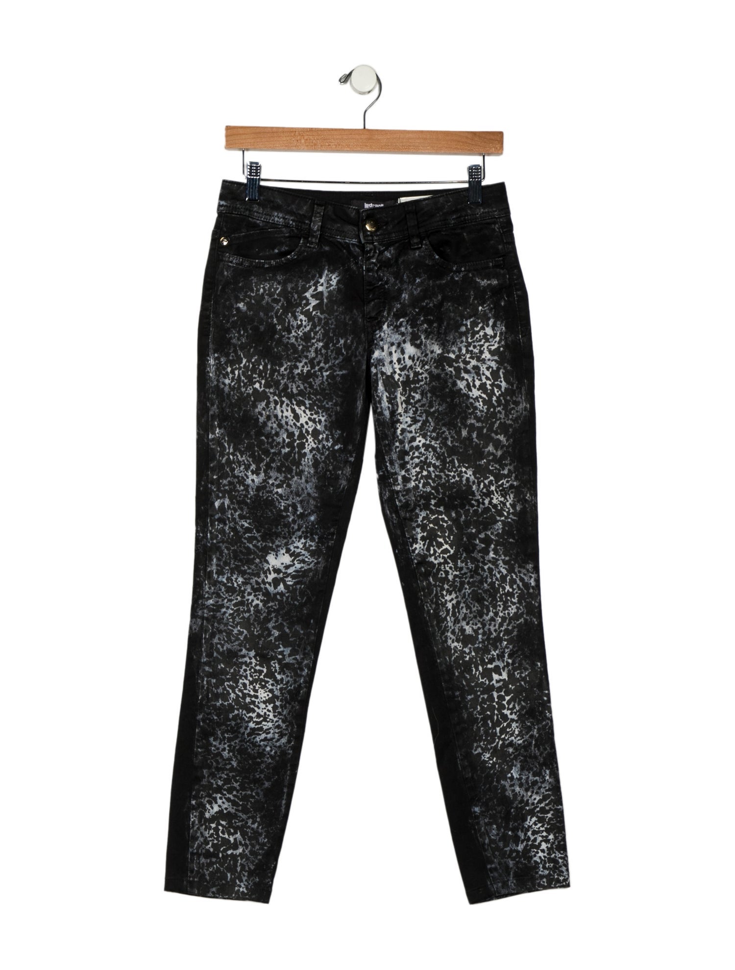 Just Cavalli Mid-Rise Straight Leg Jeans