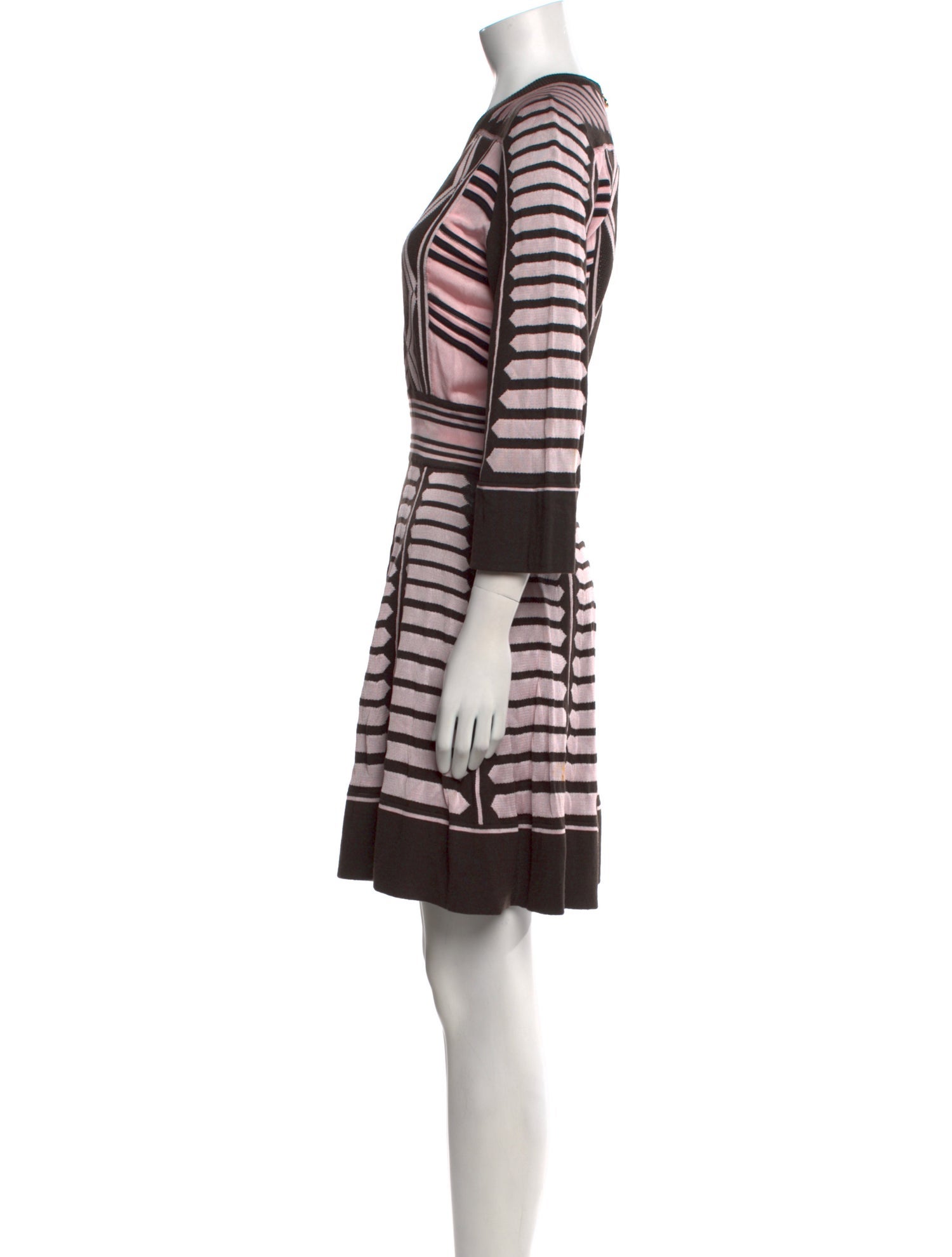Just Cavalli Striped Mini Dress
