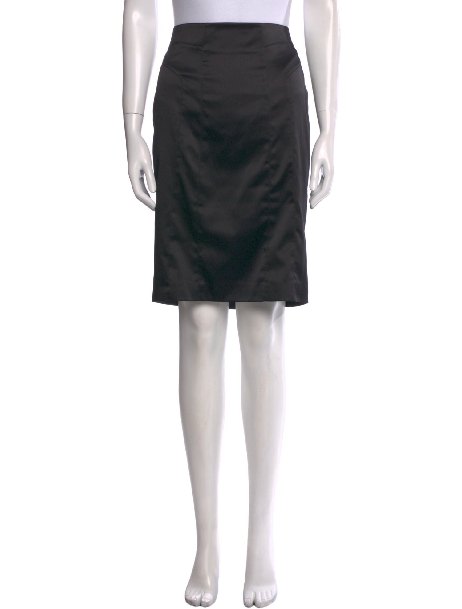 Just Cavalli Pleated Accents Knee-Length Skirt