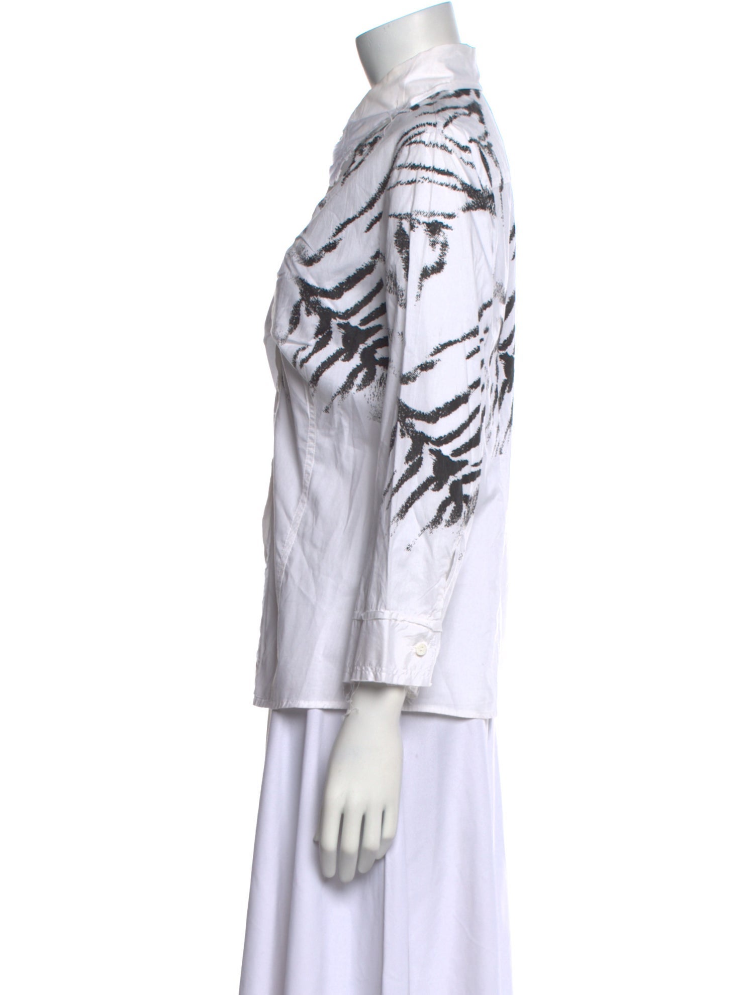 Just Cavalli Vintage Late 2000's - Early 2010's Button-Up Top