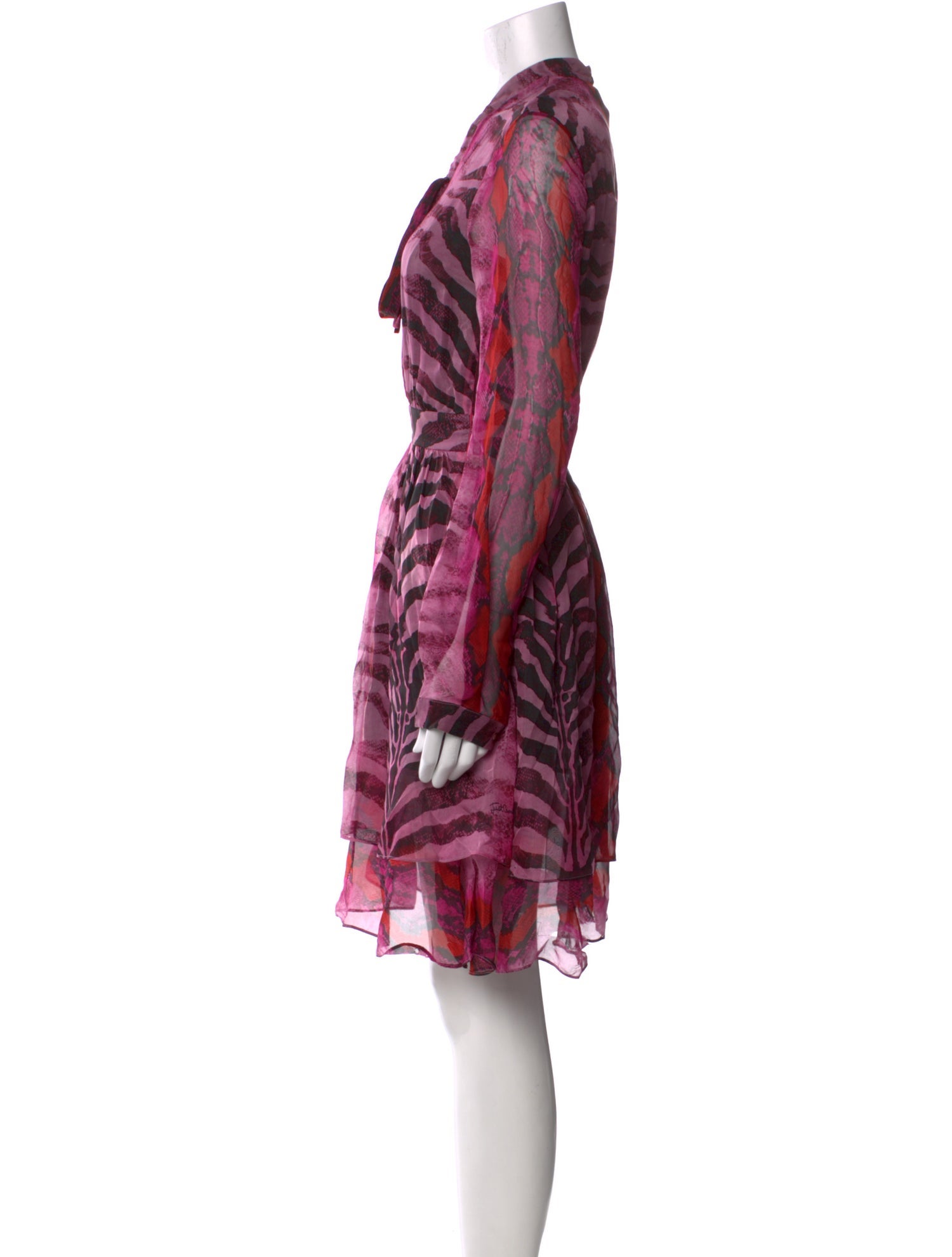 Just Cavalli Silk Mini Dress