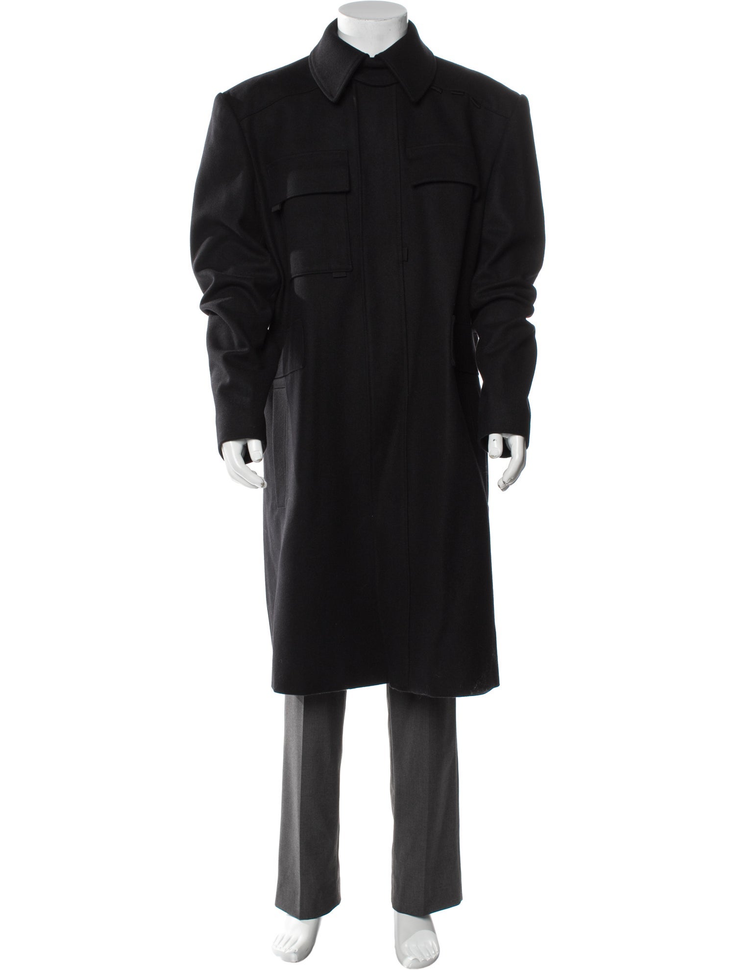 Just Cavalli Wool Overcoat
