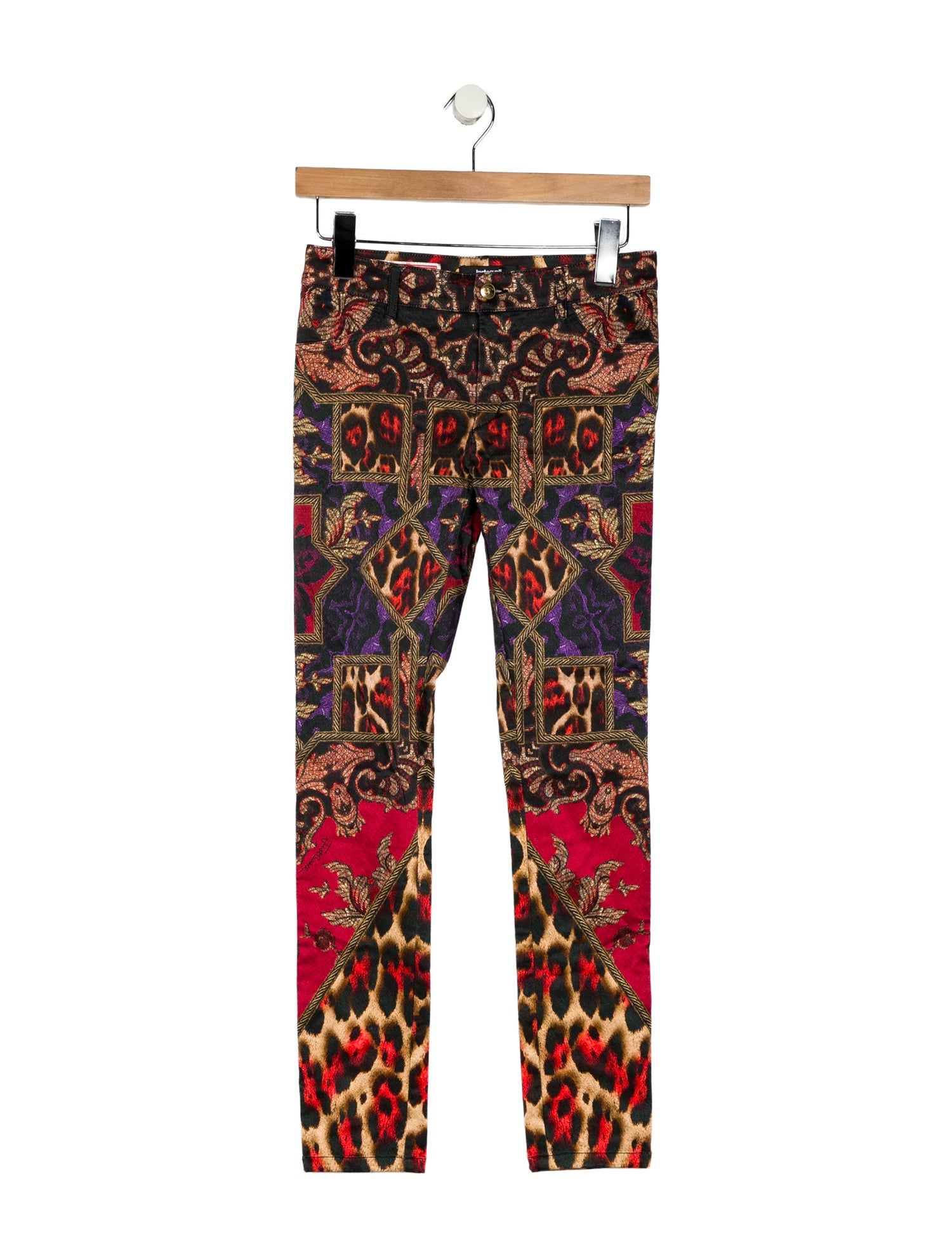 Just Cavalli Mid-Rise Skinny Leg Jeans