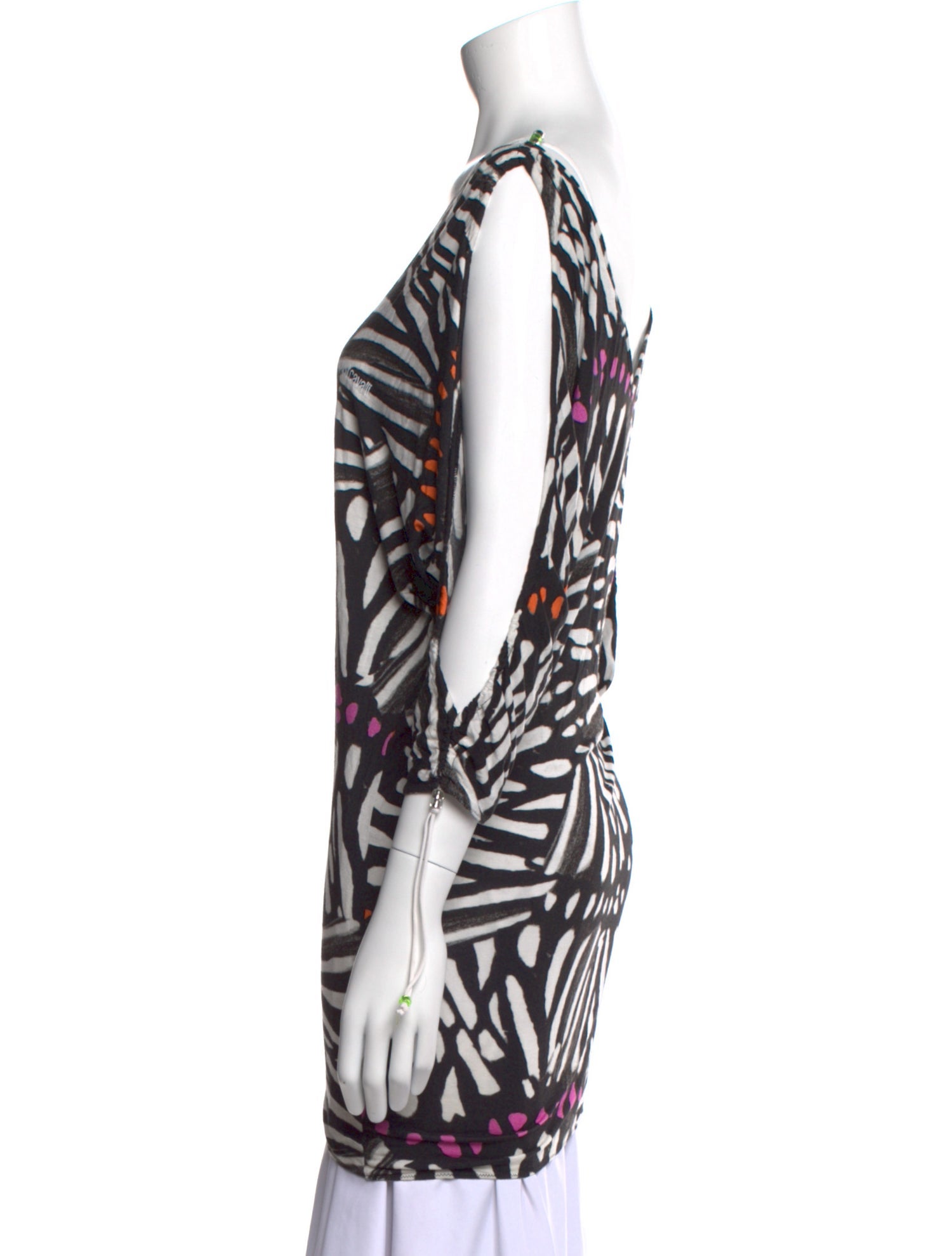 Just Cavalli Animal Print Cowl Neck Tunic