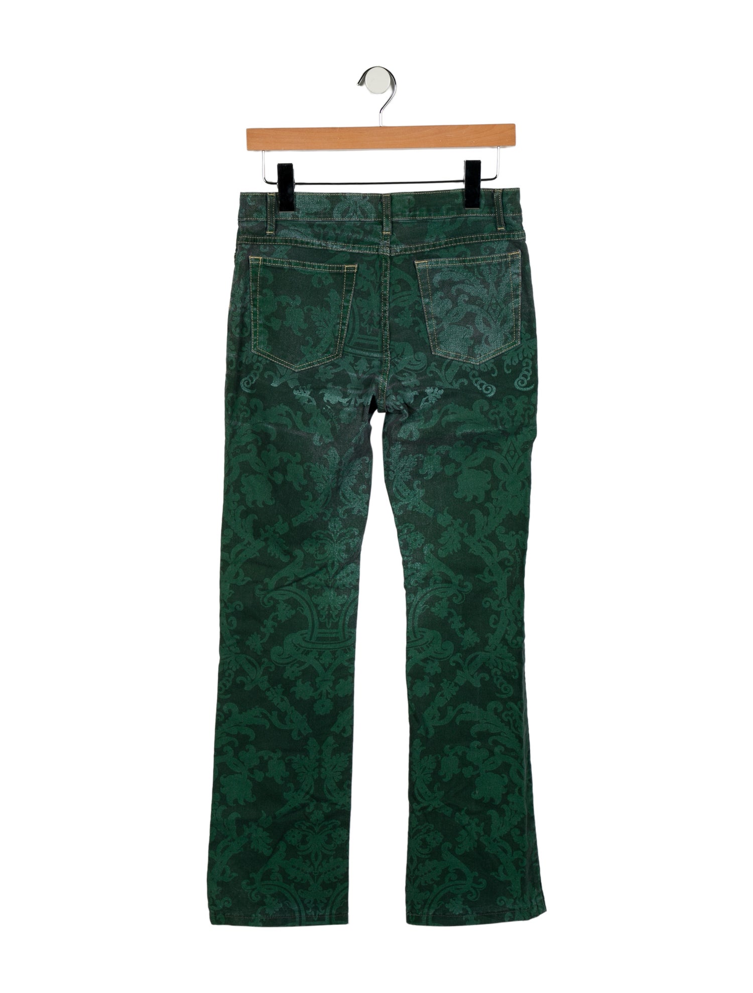 Just Cavalli Mid-Rise Straight Leg Jeans