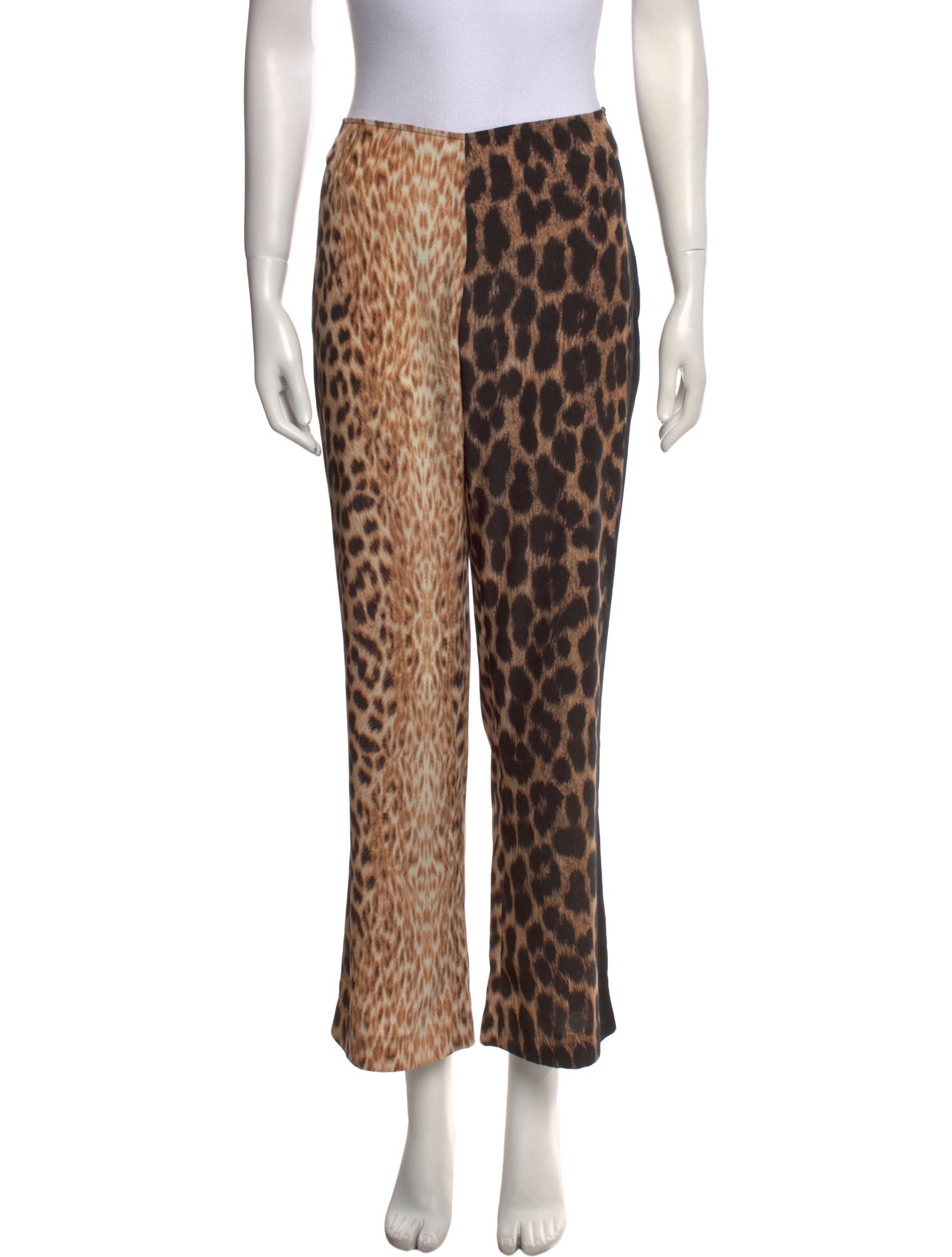 Just Cavalli Animal Print Wide Leg Pants