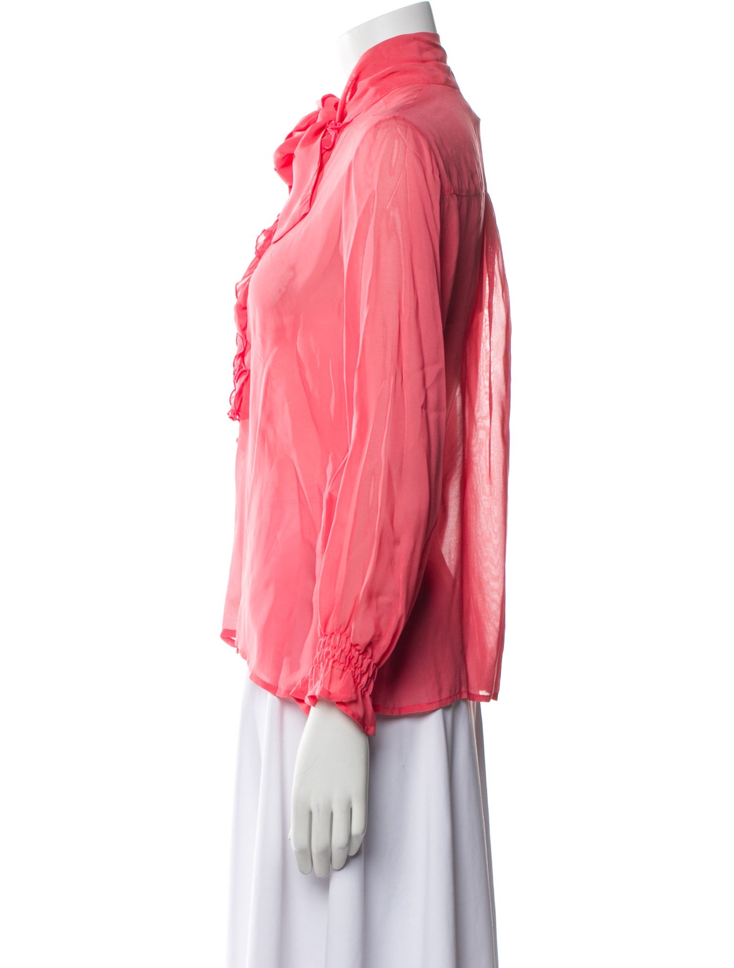 Just Cavalli Mock Neck Long Sleeve Blouse w/ Tags