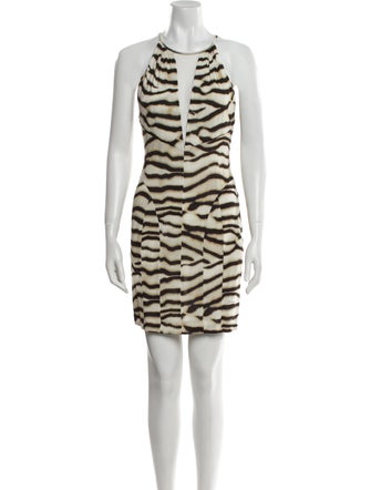 Just Cavalli Animal Print Mini Dress