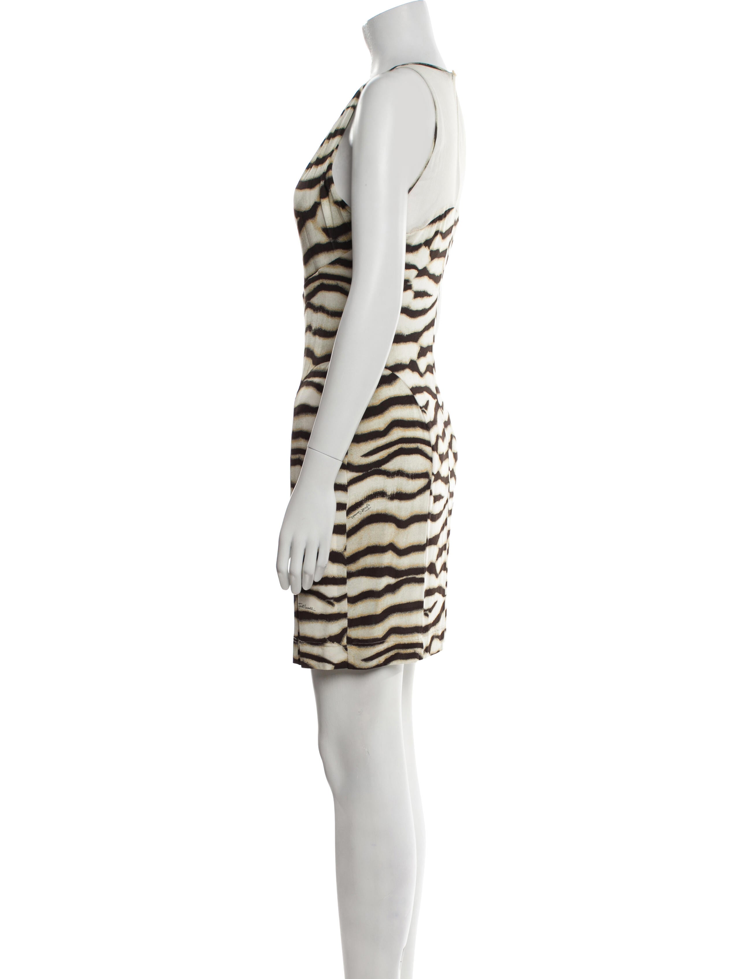 Just Cavalli Animal Print Mini Dress