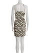Just Cavalli Animal Print Mini Dress