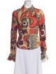 Just Cavalli 2000's Printed Button-Up Top