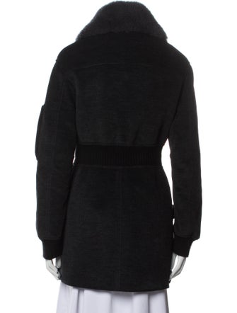 Just Cavalli Wool Fur Coat