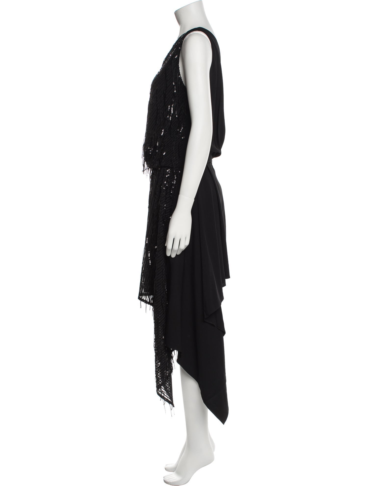 Just Cavalli V-Neck Midi Length Dress