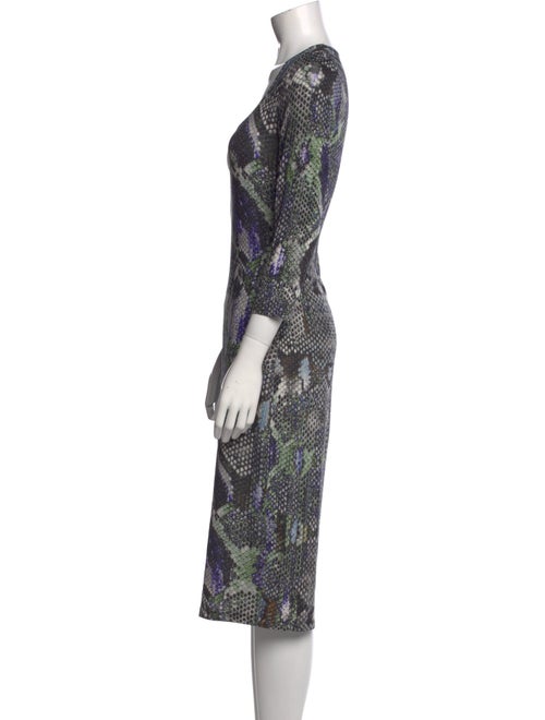Just Cavalli Printed Midi Length Dress